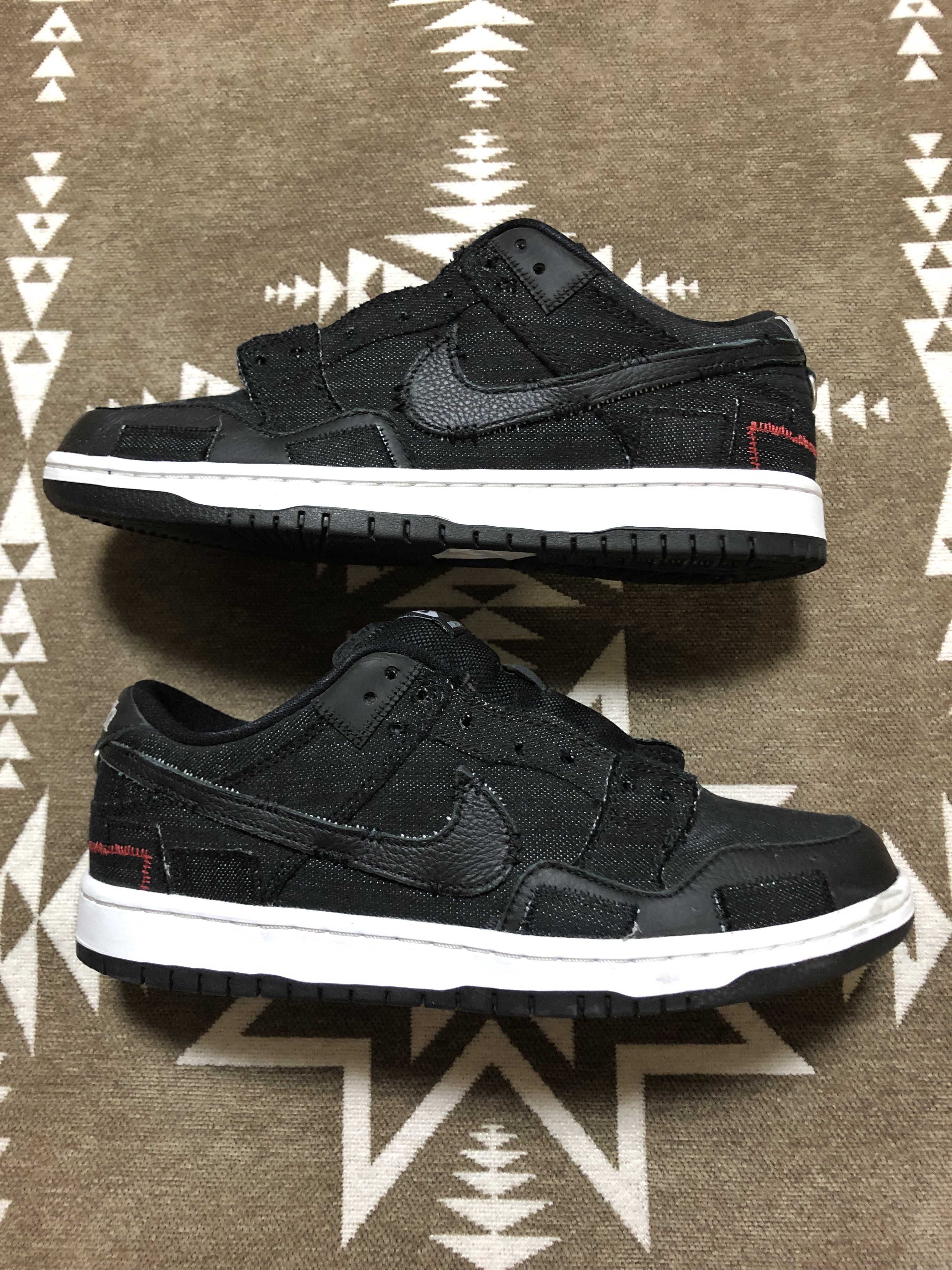 Wasted Youth × Nike SB Dunk Low "Black Denim"(Special Box) / VERDY
