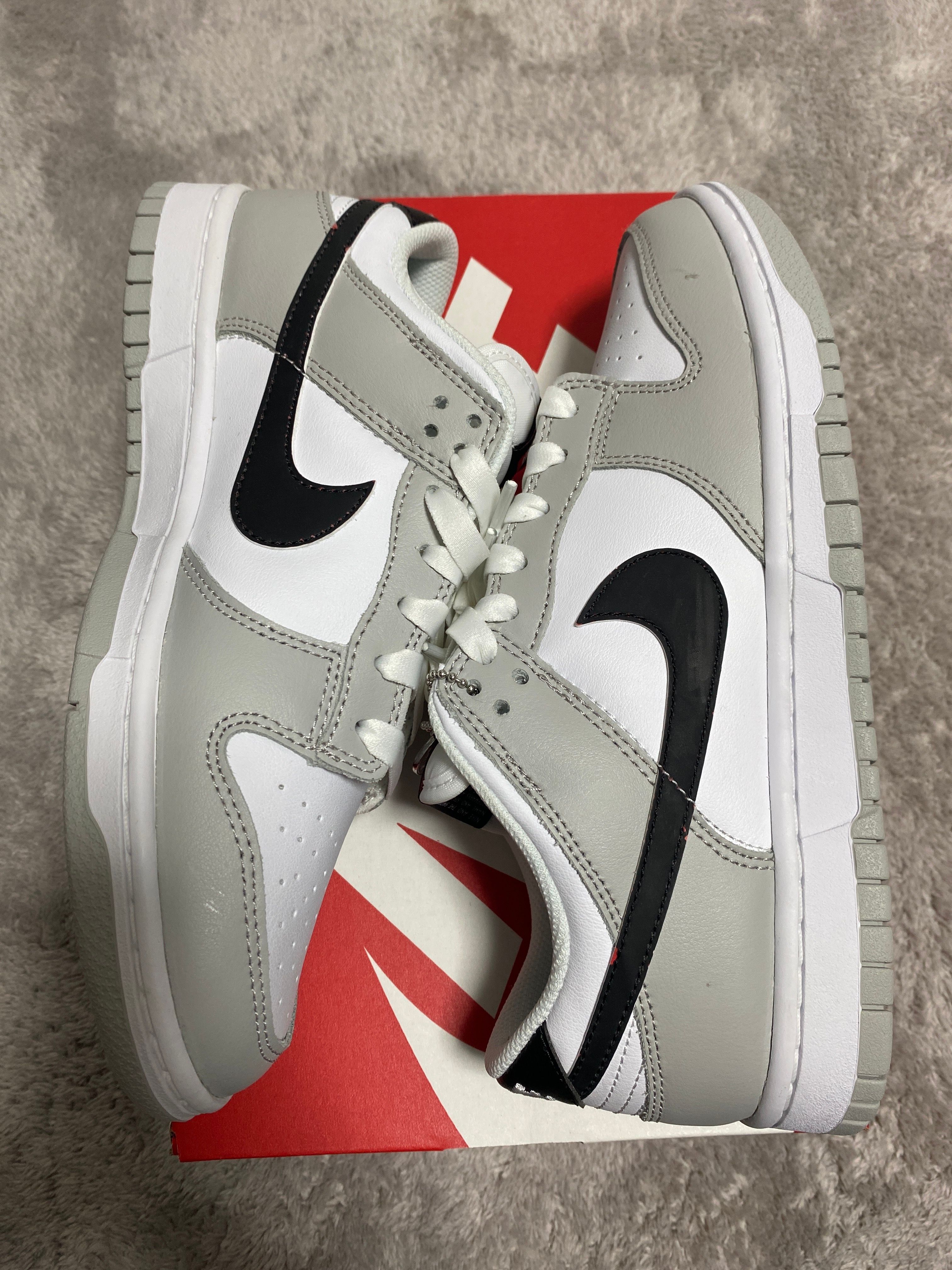 Nike Dunk Low SE Lottery "Grey Fog/Light Crimson"