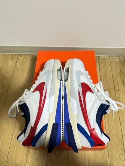 sacai × Nike Zoom Cortez "White and University Red"