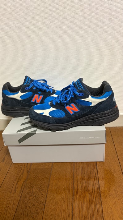KITH × New Balance 993 Madison Square Garden "Navy/Princess Blue"