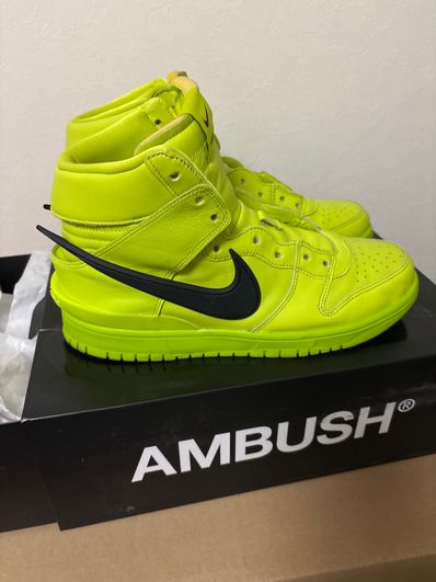 AMBUSH × NIKE DUNK HIGH "FLASH LIME"