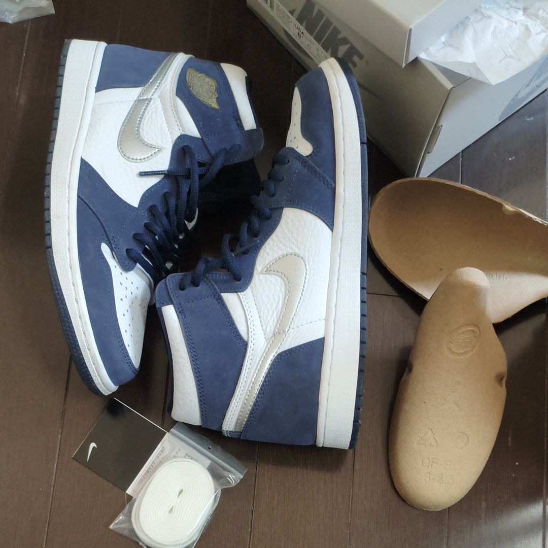 Nike Air Jordan 1 High OG CO.JP "White/Midnight Navy" (2020)(ブリーフケースなし)