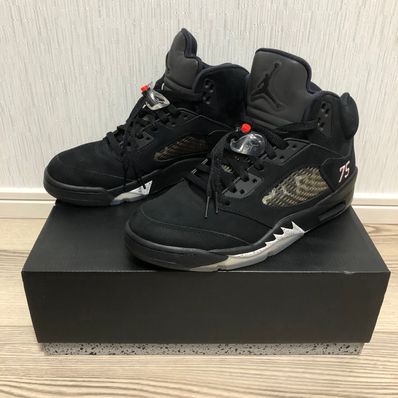 NIKE AIR JORDAN 5 PARIS SAINT-GERMAIN BLACK/CEMENT GREY