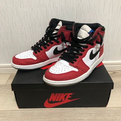 Spiderman × Nike Air Jordan 1 Origin Story "Gym Red/White/Photo Blue/Black"