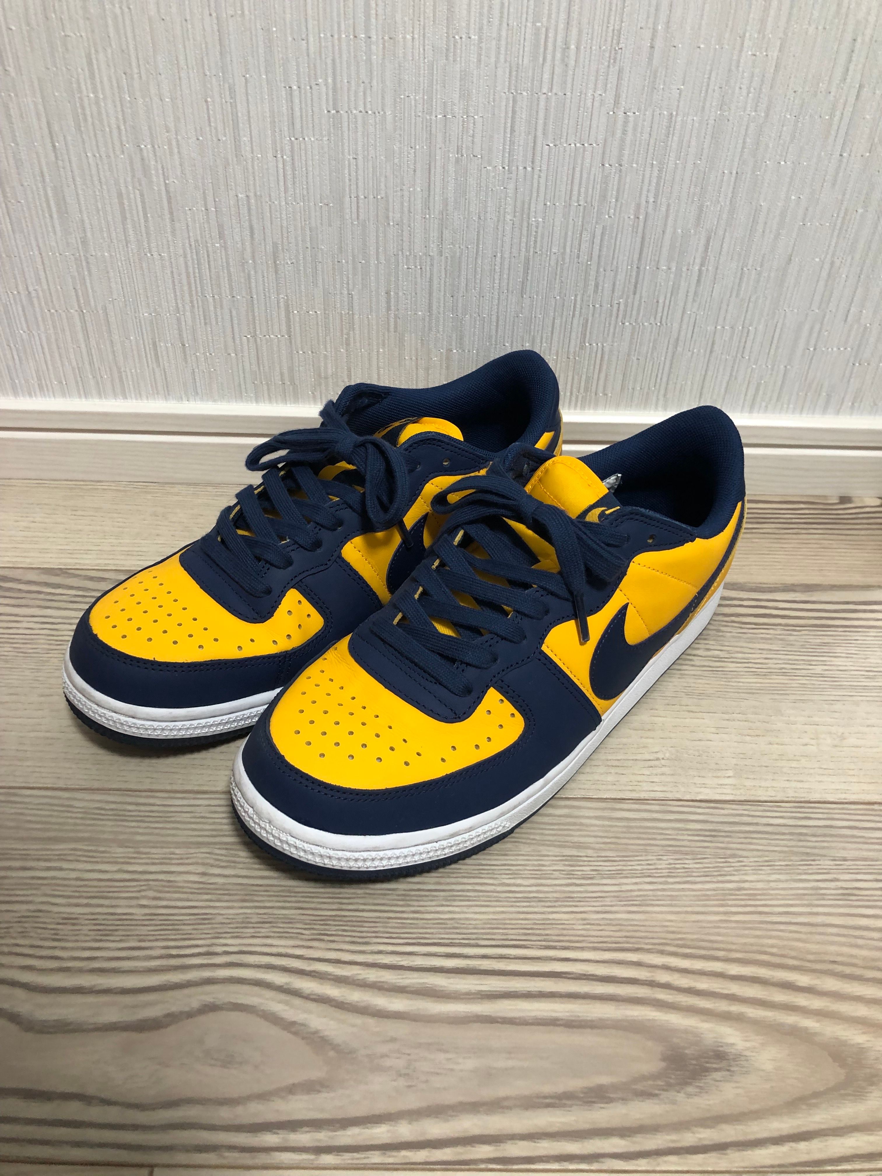 Nike Terminator Low "University Gold and Navy/Michigan"