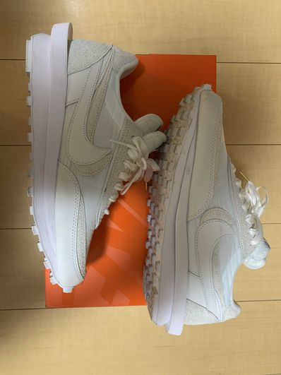 sacai × Nike LDV Waffle "Triple White"