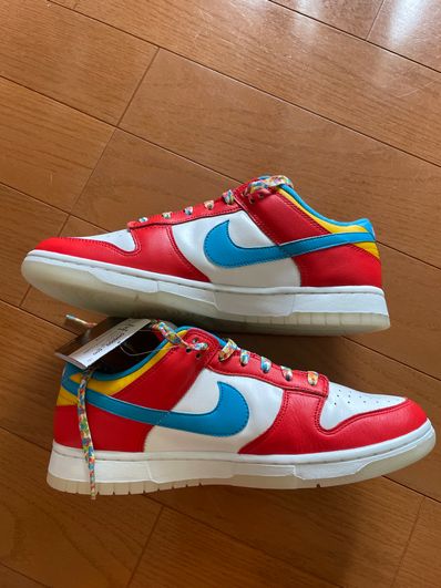 FRUiTY PEBBLESTM × Nike Dunk Low QS "Habanero Red/Dark Sulfur/Laser Blue"
