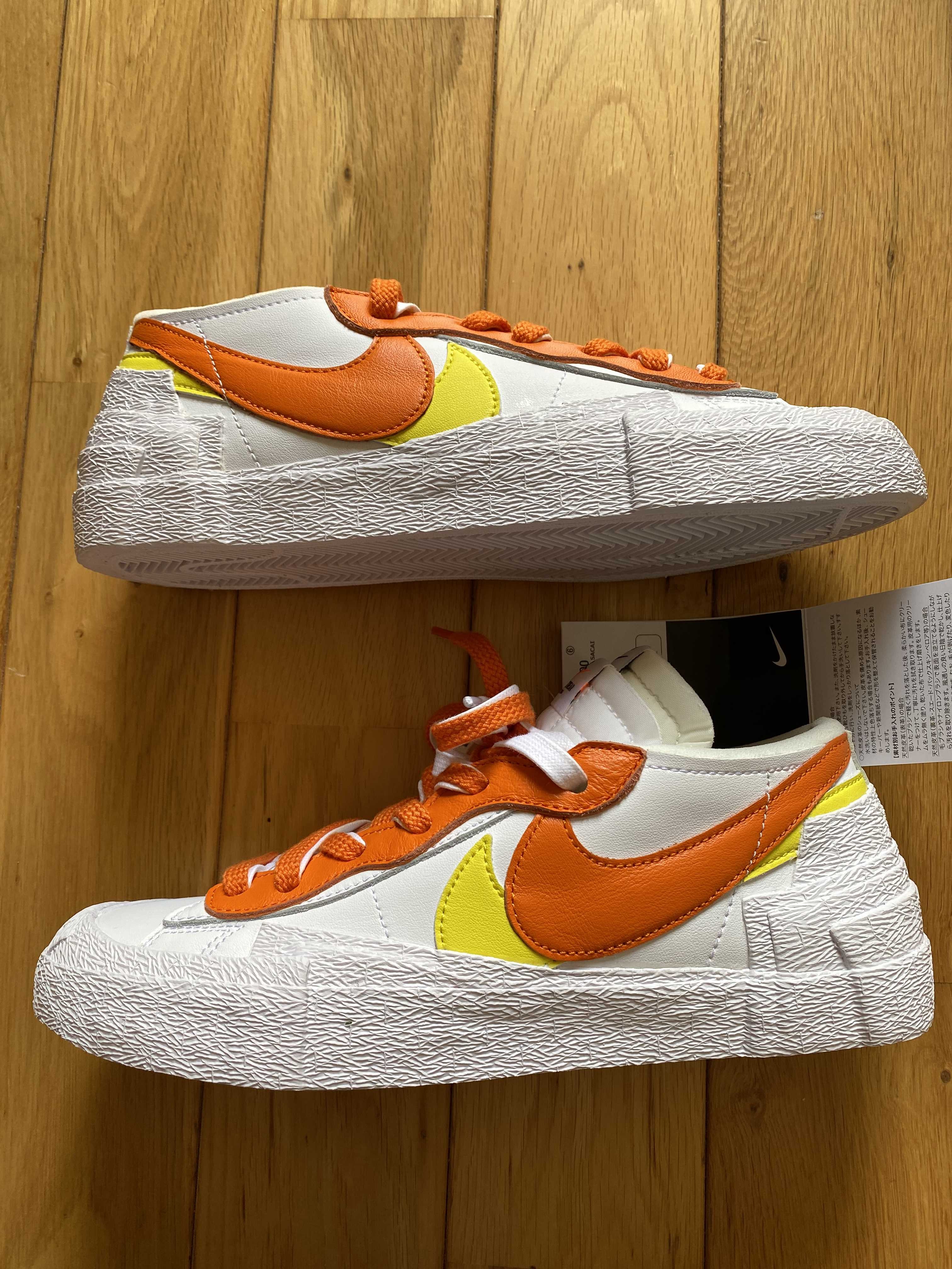 SACAI × NIKE BLAZER LOW "MAGMA ORANGE"
