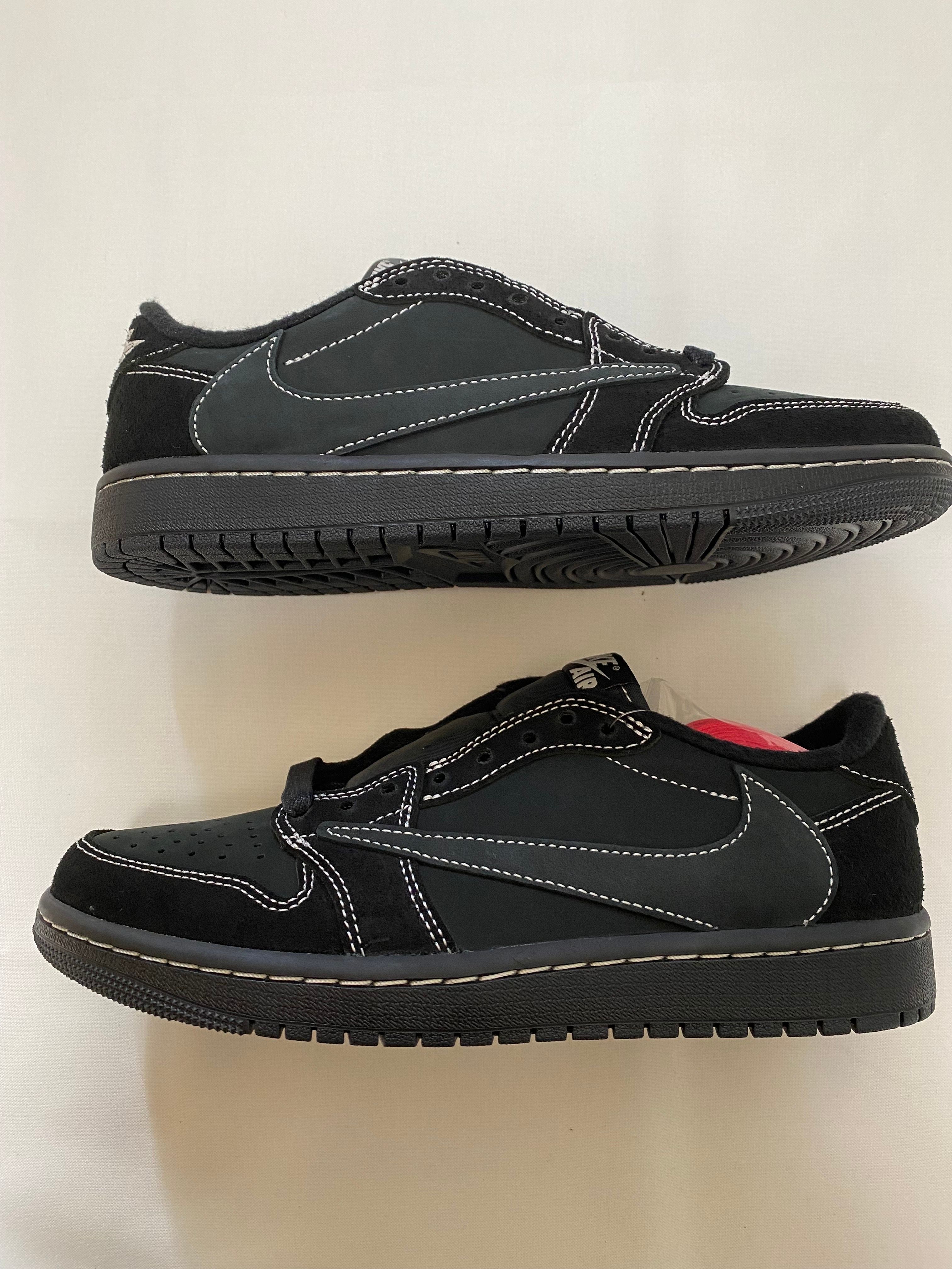 Travis Scott × Nike Air Jordan 1 Low OG SP "Black Phantom"