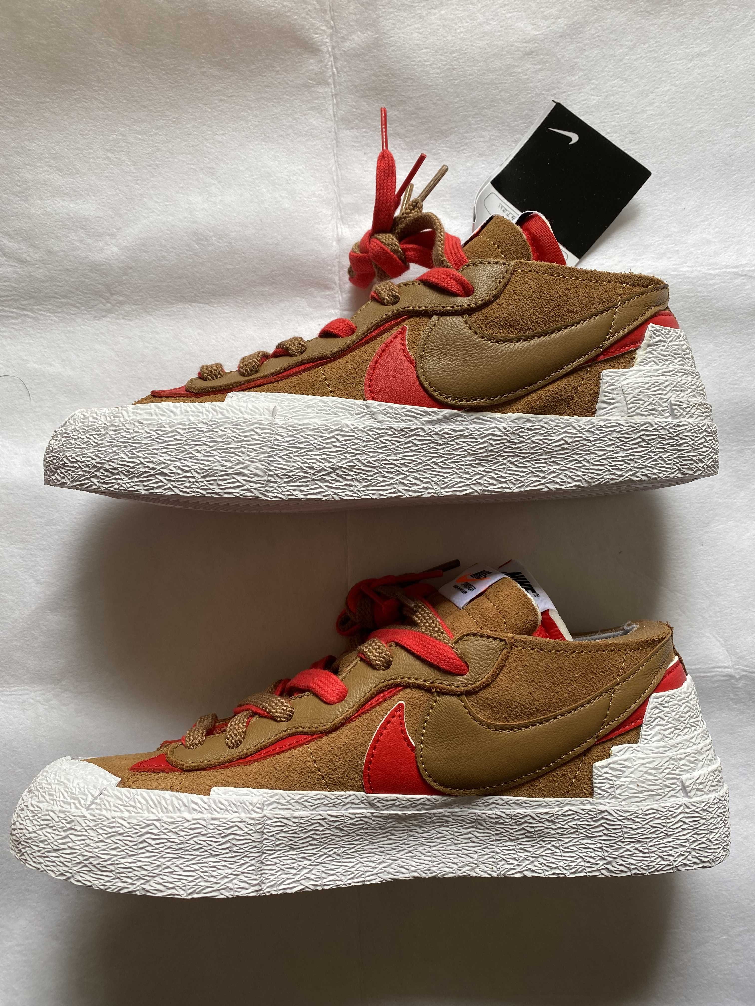 SACAI × NIKE BLAZER LOW "BRITISH TAN"