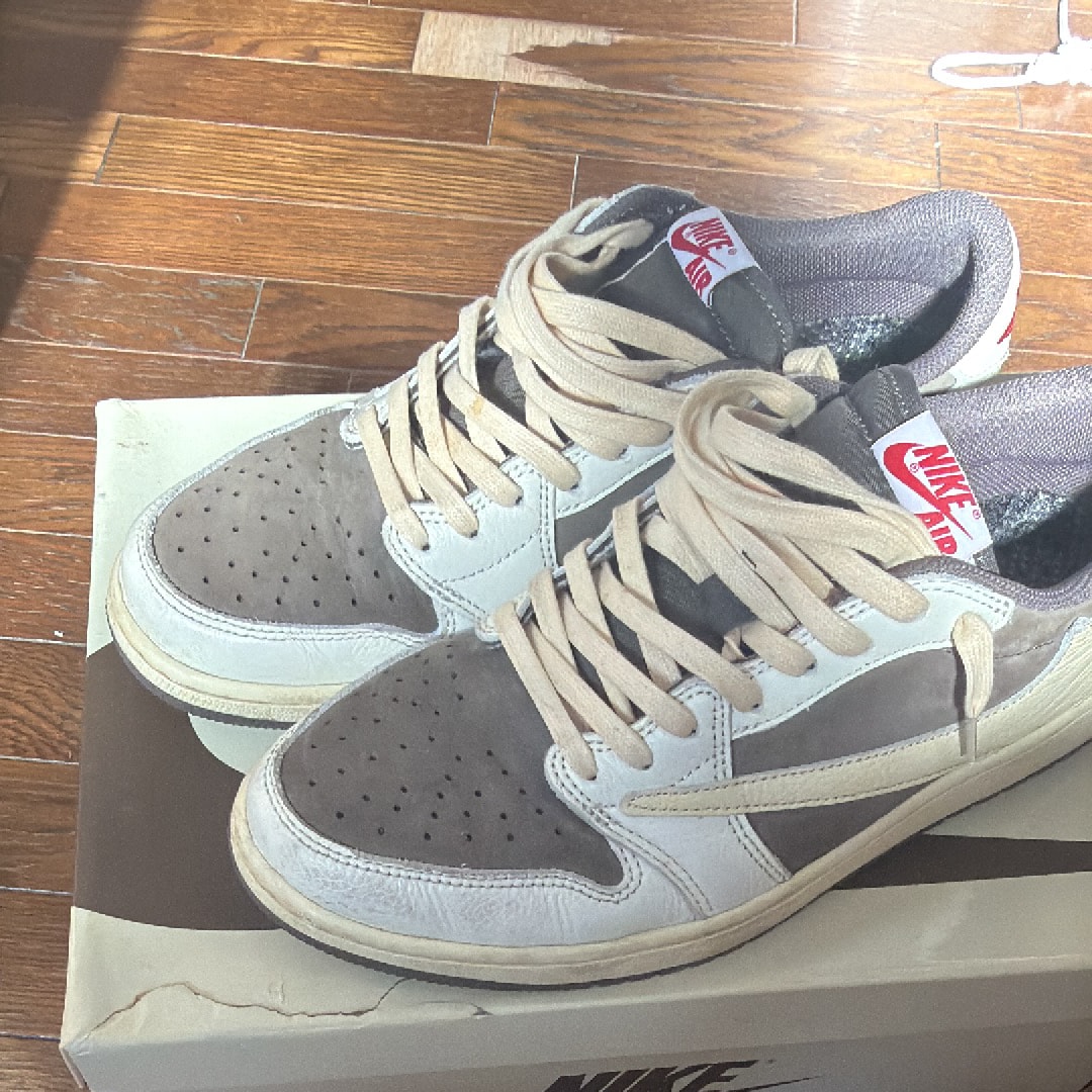 Travis Scott × Nike Air Jordan 1 Low OG SP "Reverse Mocha/Sail and Ridgerock"