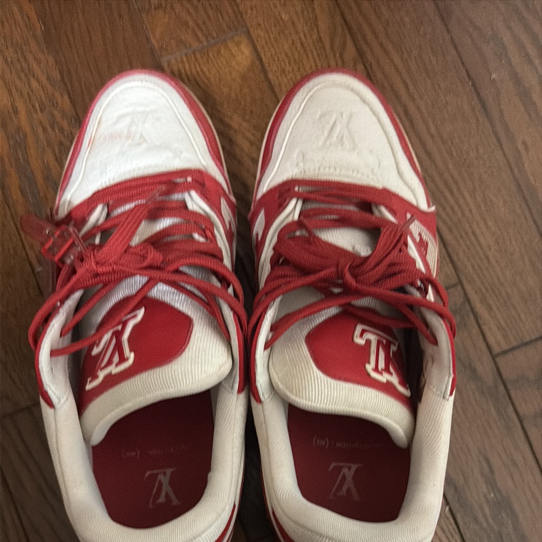 ルイヴィトン トレイナー ライン スニーカー "レッド"