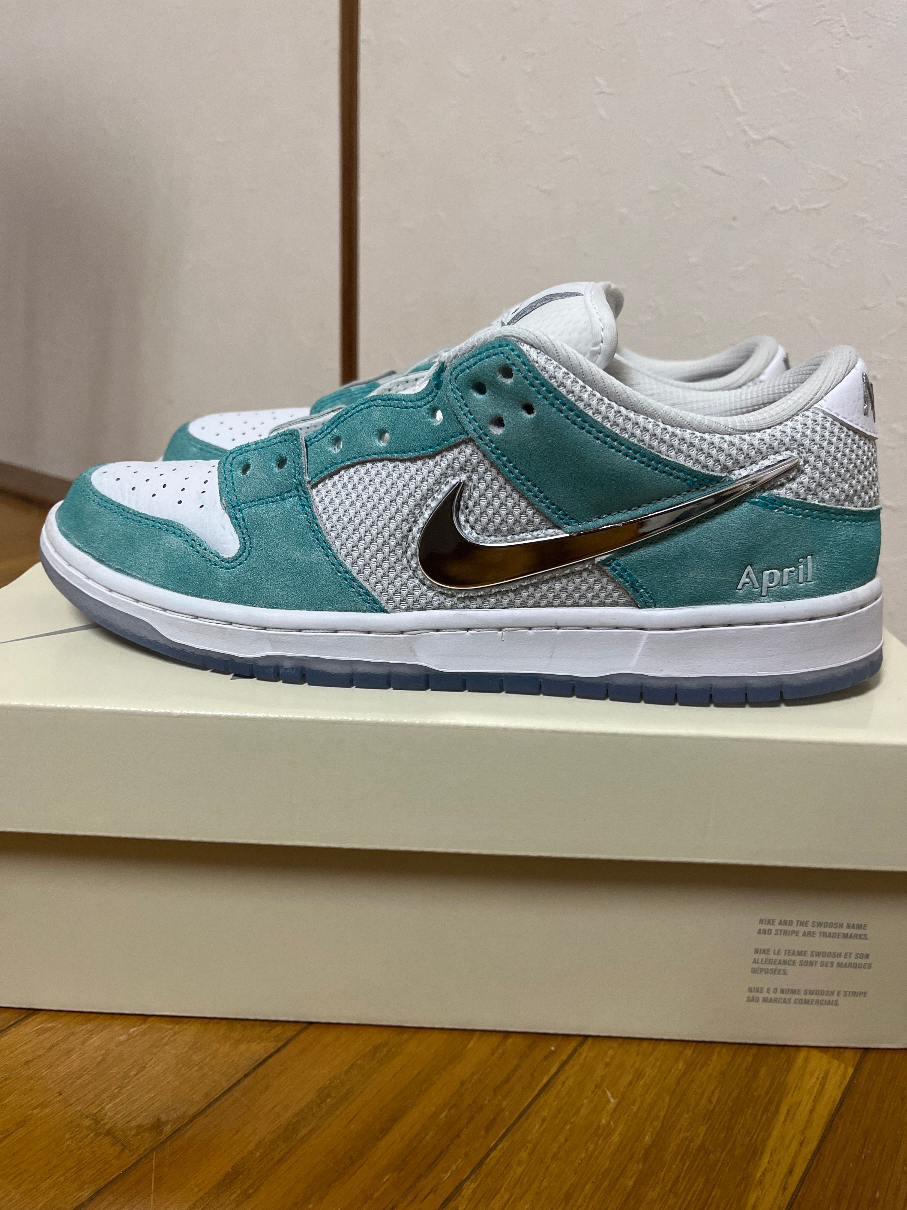 APRIL SKATEBOARDS × Nike SB Dunk Low Pro QS "White and Multi-Color"