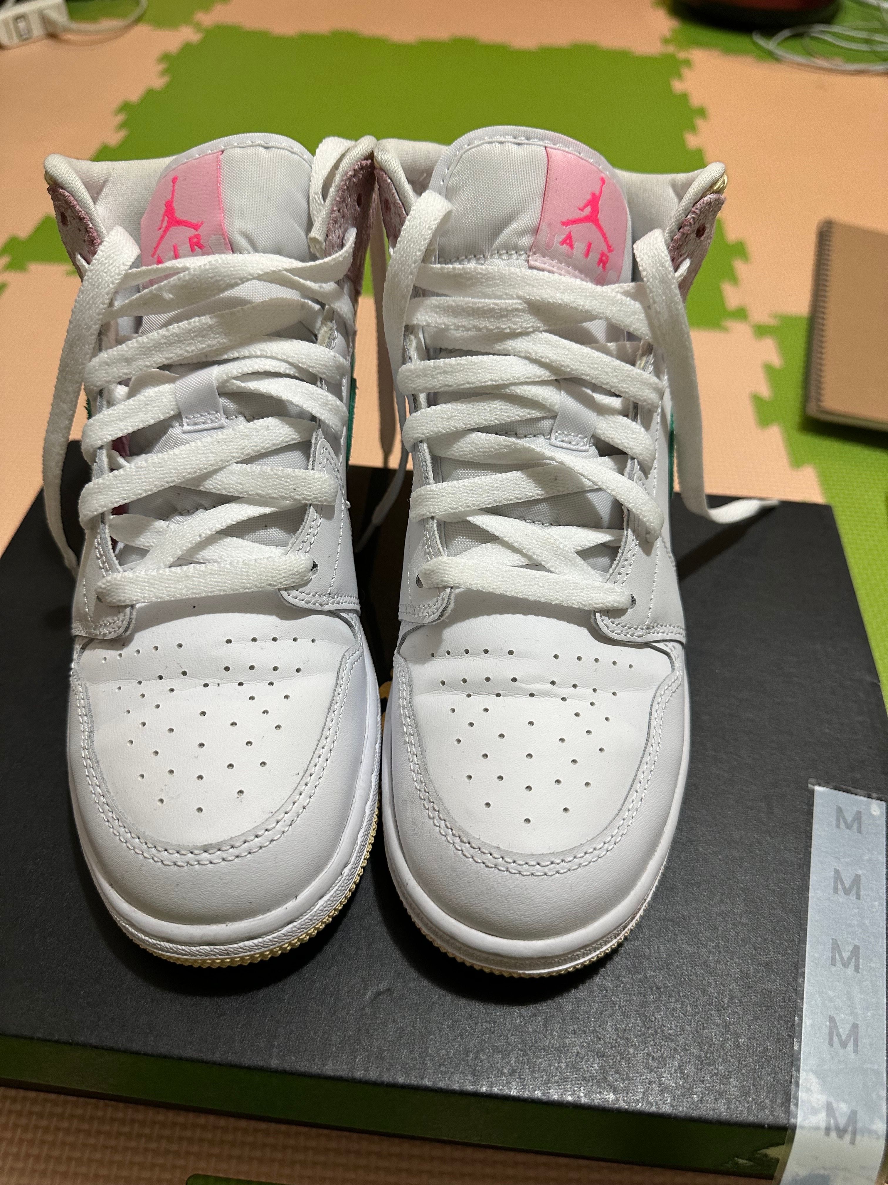 Nike GS Air Jordan 1 Mid "Paint Drip"