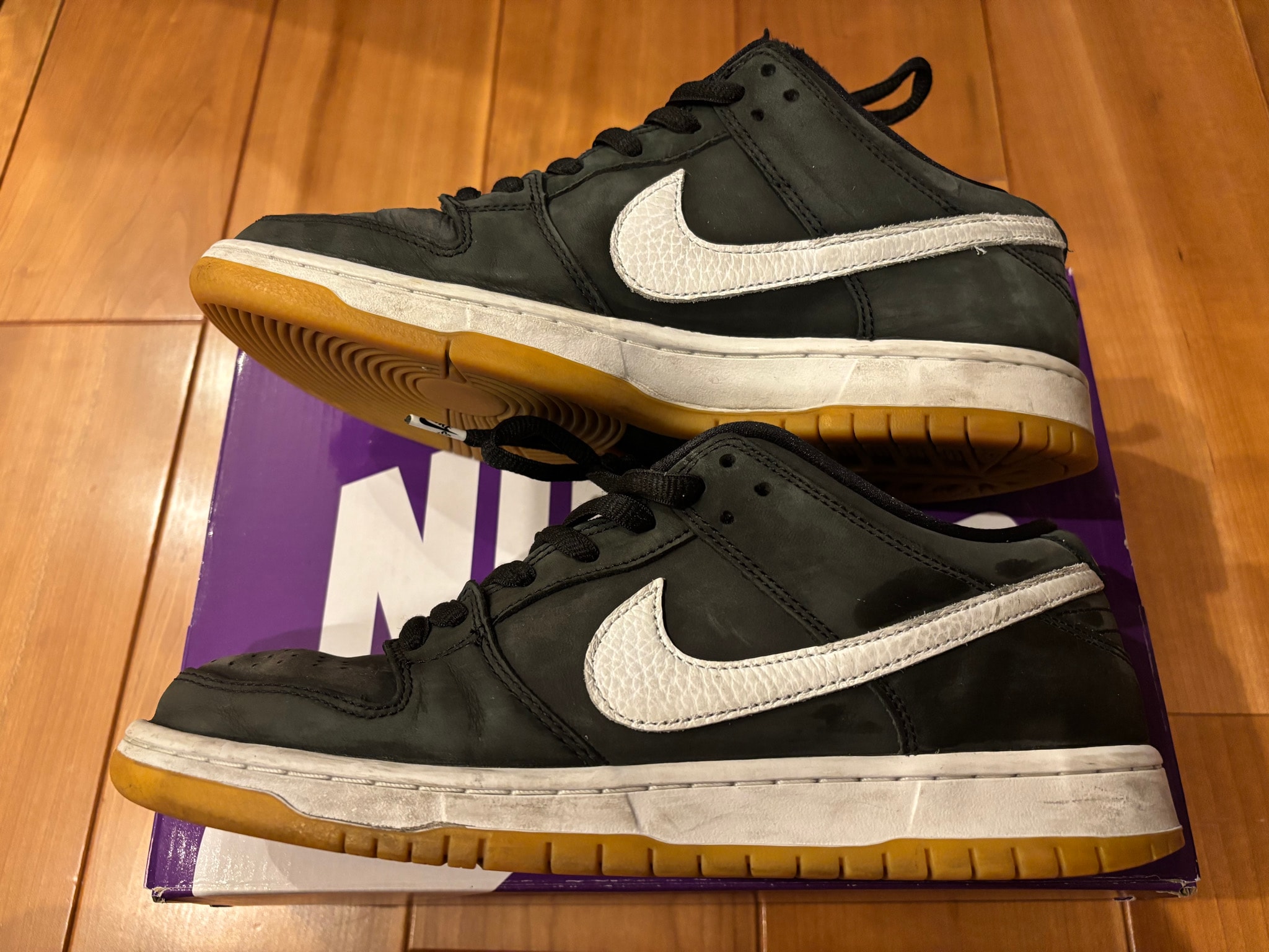 Nike SB Dunk Low Pro "Black/WhiteBlack-Gum Light Brown"