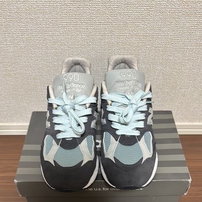 KITH Ronnie Fieg × New Balance 990V2 "Steel Blue"