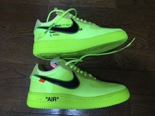 Off-White × Nike Air Force 1 Low "Volt"
