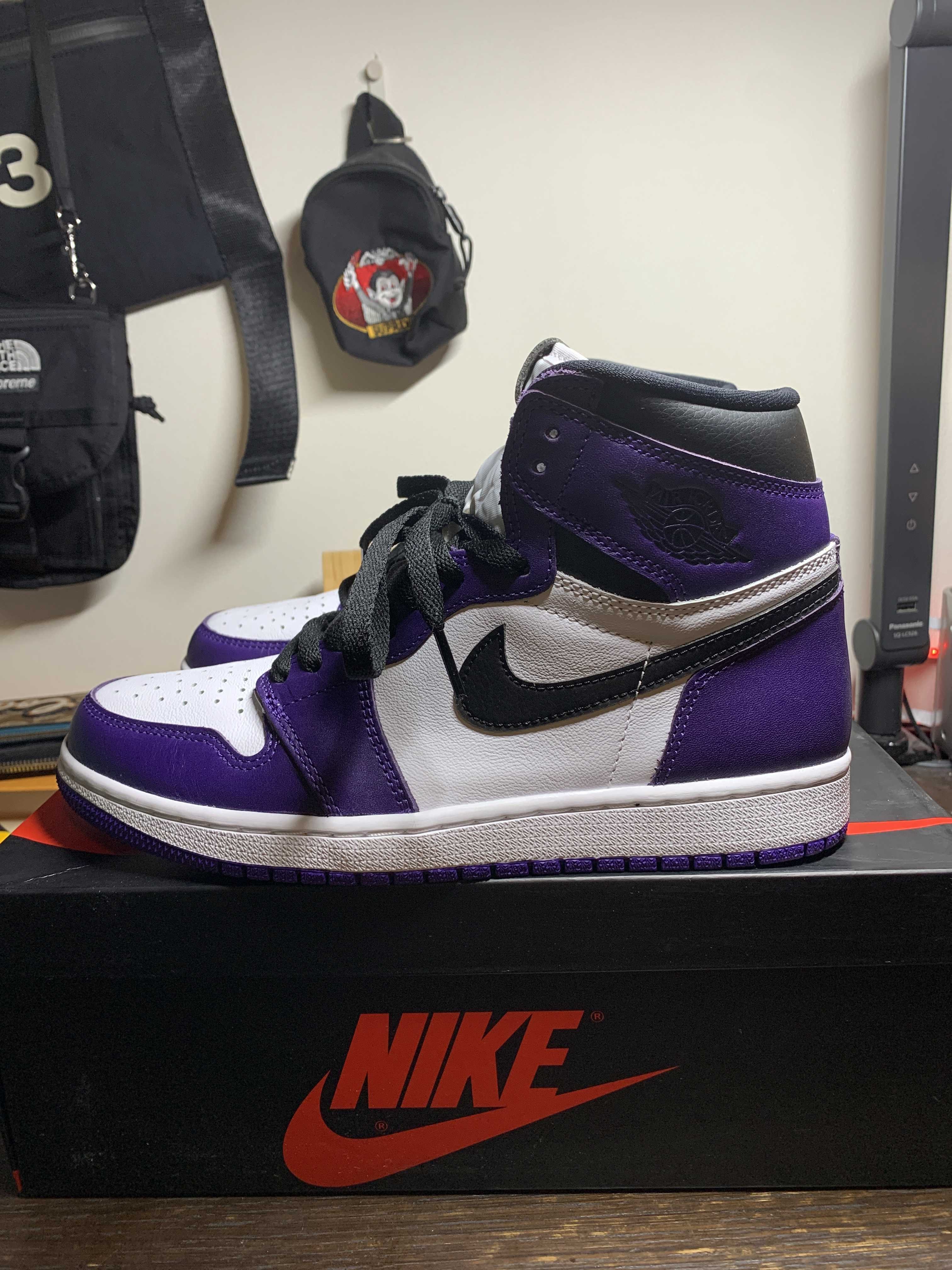 Nike Air Jordan 1 Retro High OG "Court Purple White/Black" (2020)   