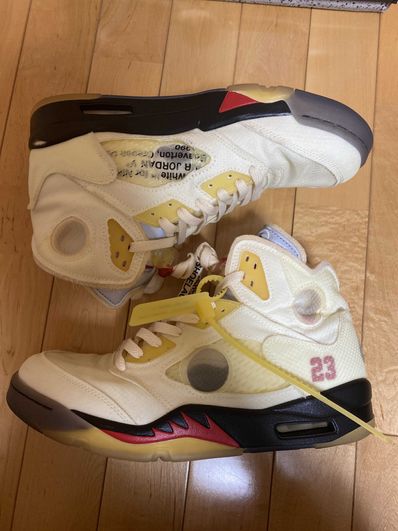 Off-White × Nike Air Jordan 5 "Sail"