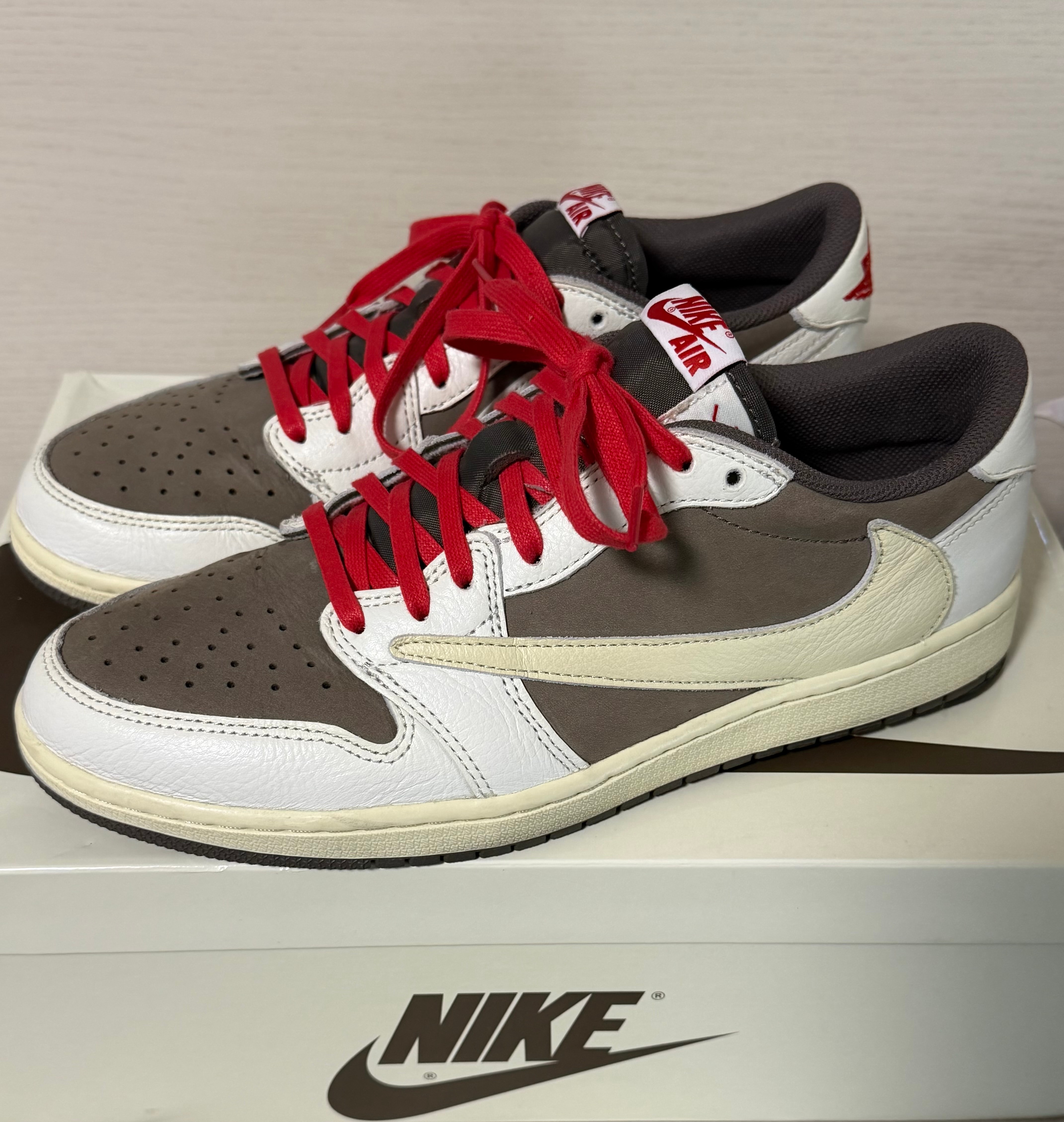 Travis Scott × Nike Air Jordan 1 Low OG SP "Reverse Mocha/Sail and Ridgerock"