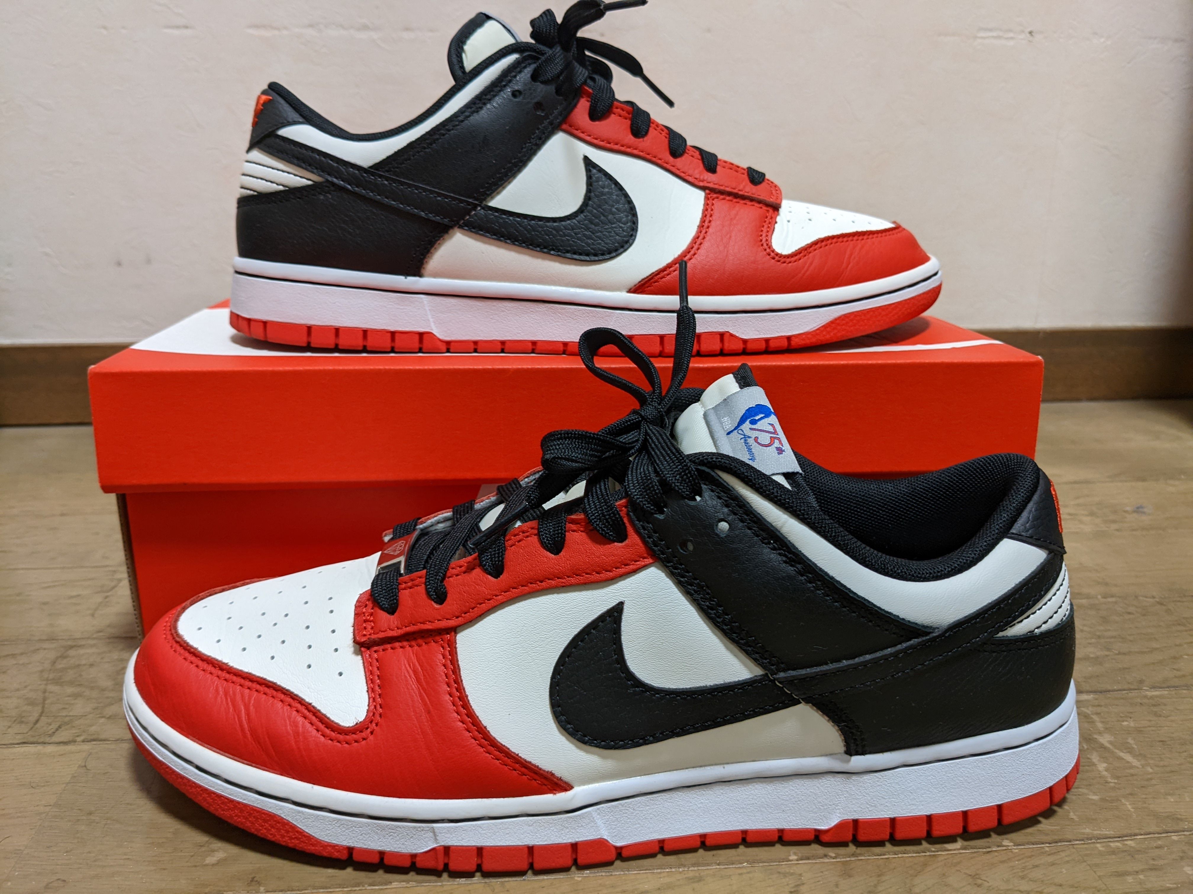 NBA × Nike Dunk Low EMB 75th Anniversary "Chicago Bulls"
