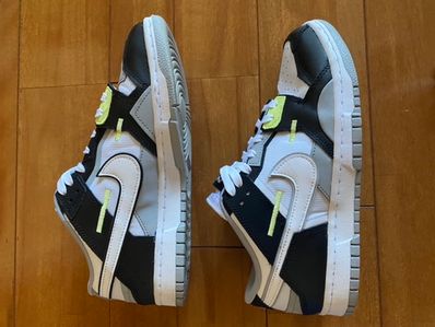 Nike Dunk Low Scrap "Black/White/Light Lemon Twist"
