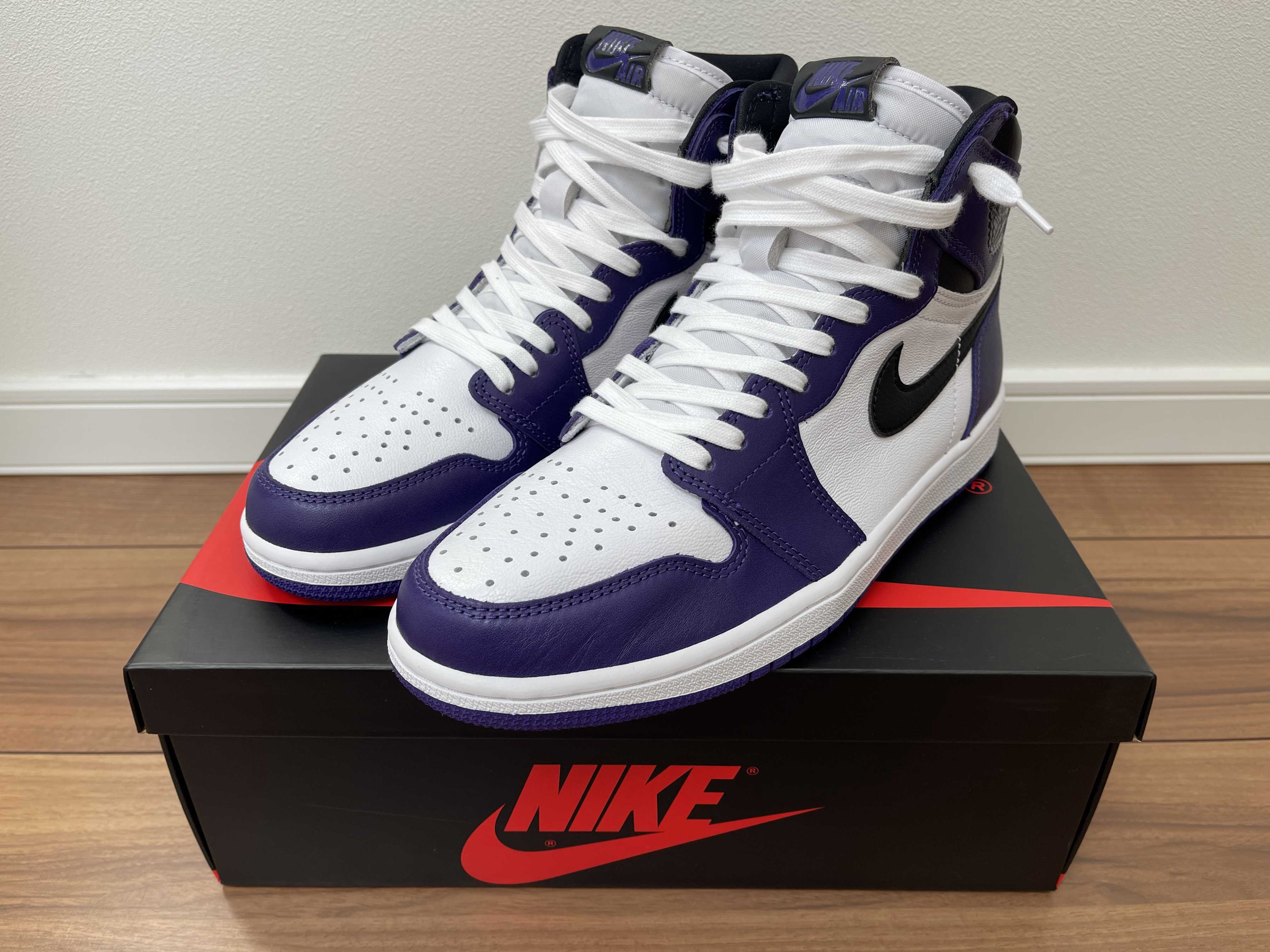Nike Air Jordan 1 Retro High OG "Court Purple White/Black" (2020)