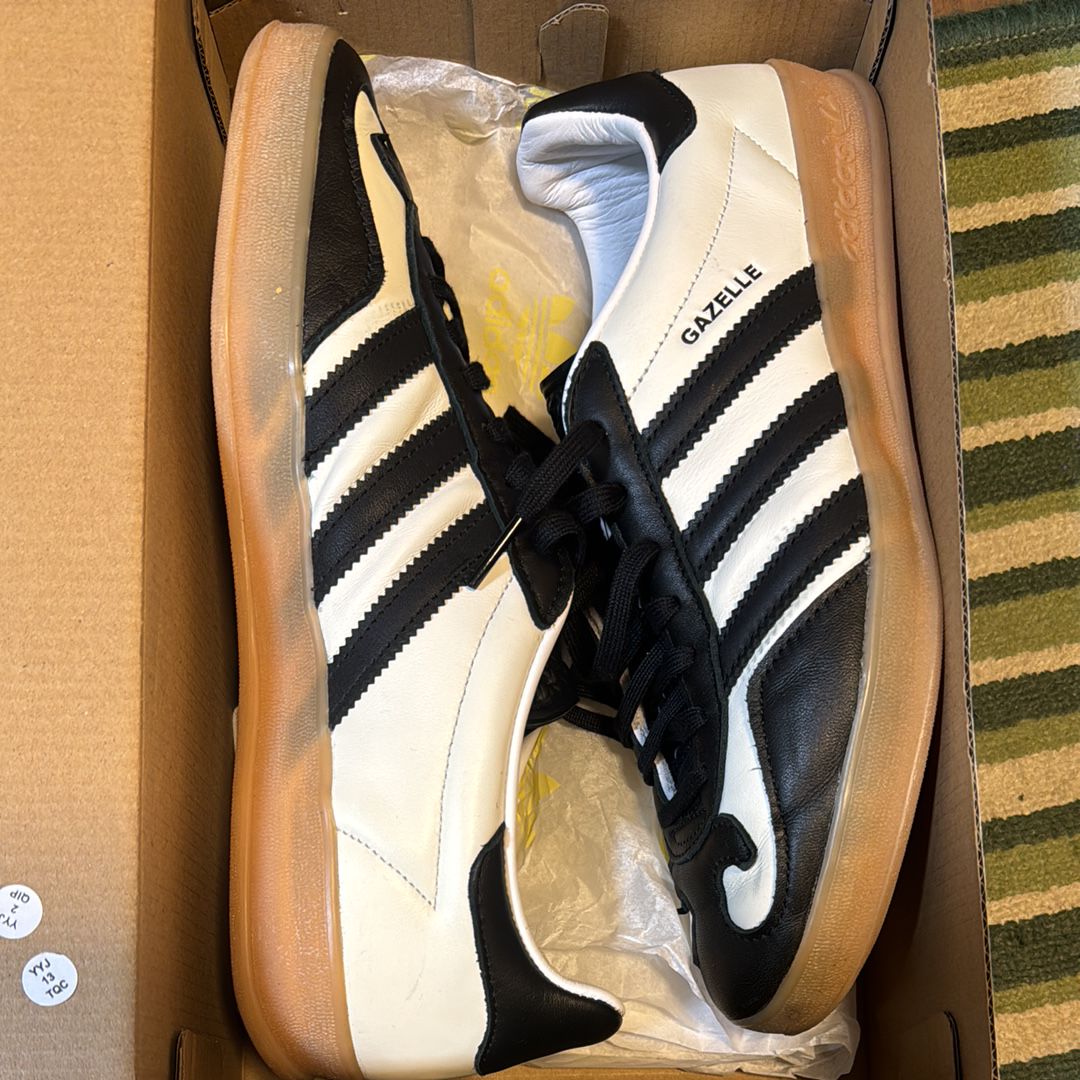 adidas Gazelle Indoor Gatsin "Footwear White/Core White/Gum"