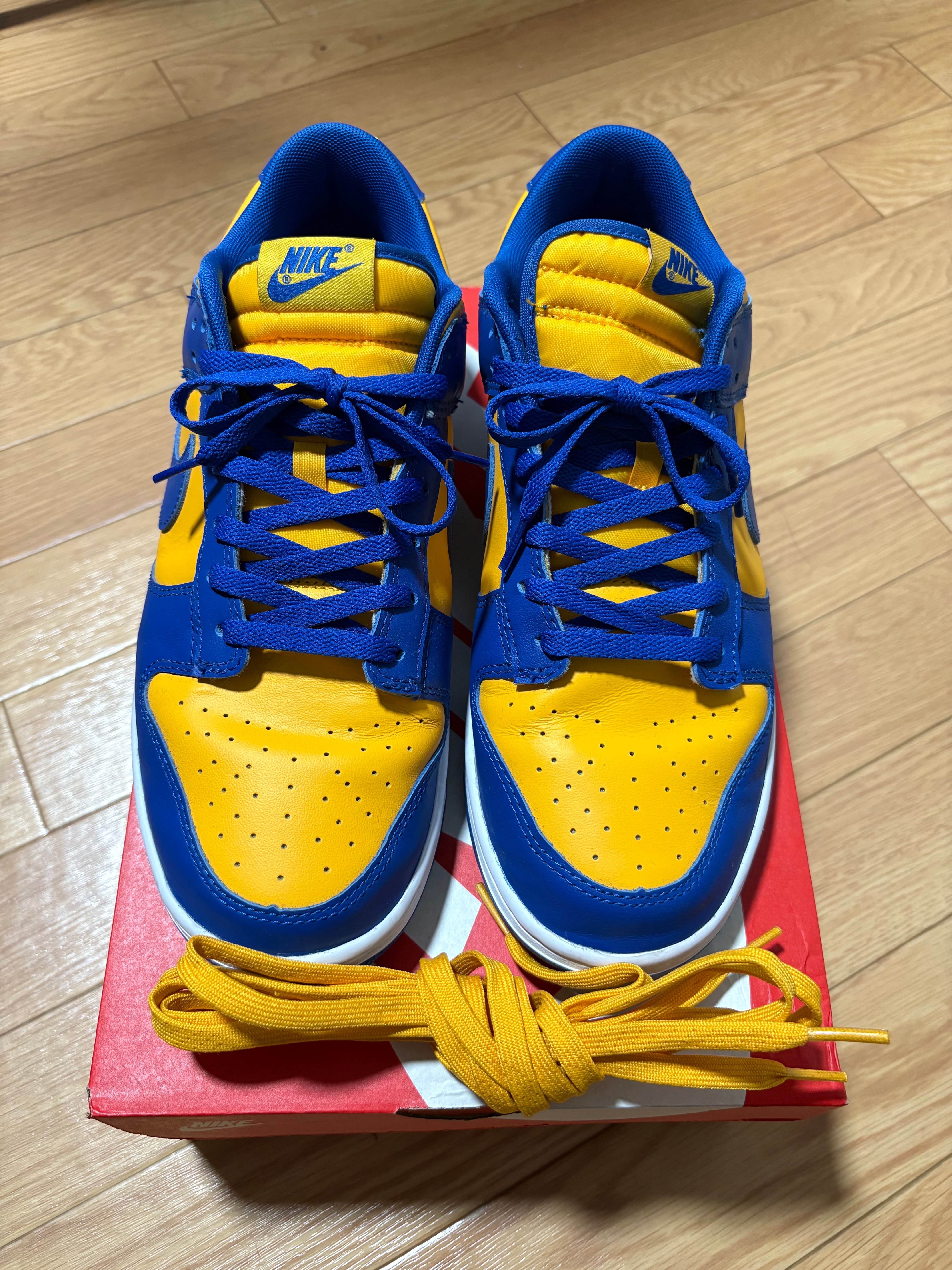 Nike Dunk Low "Blue Jay and University Gold"