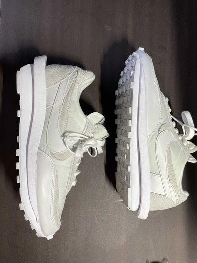 sacai × Nike LDV Waffle "Triple White"