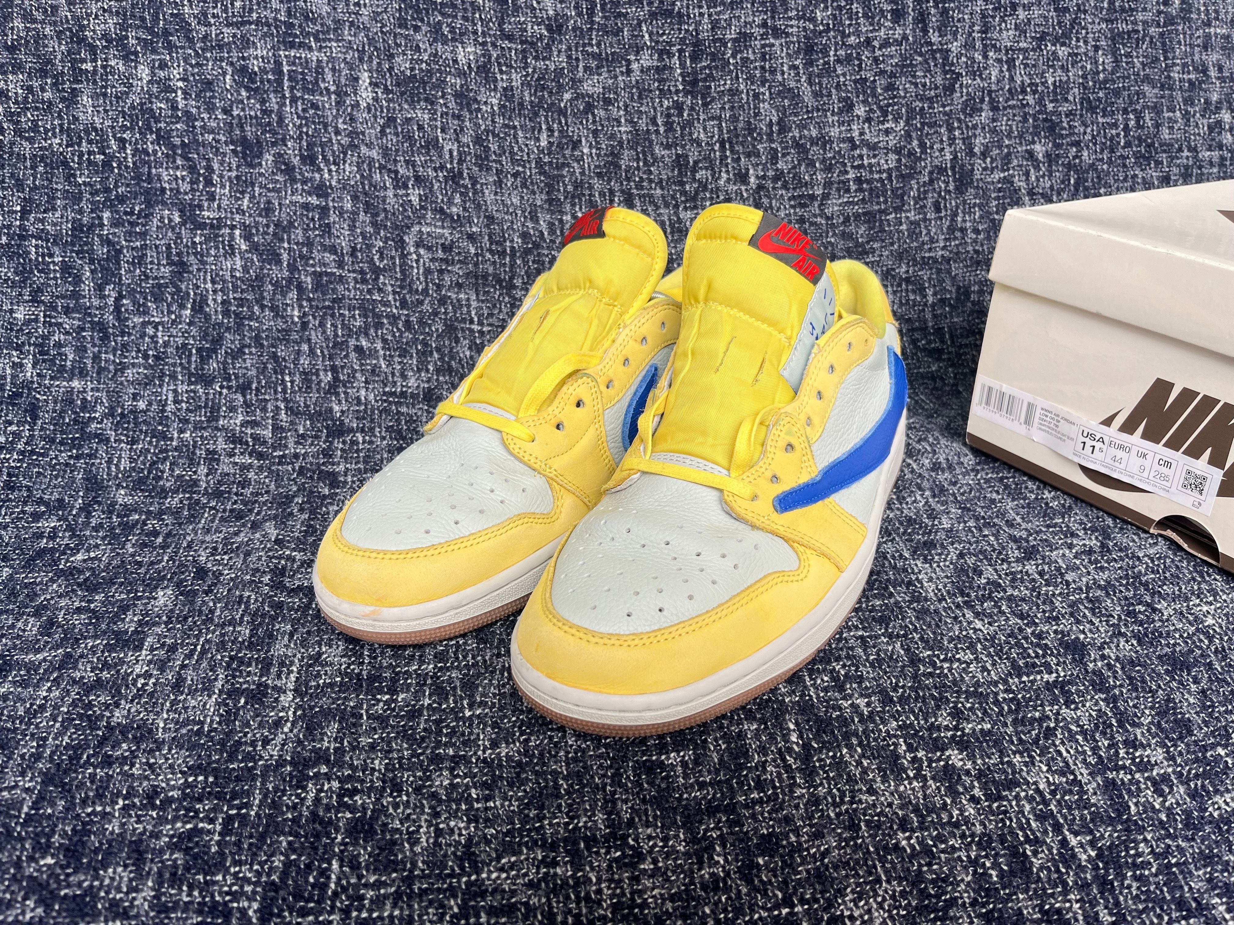 Travis Scott × Nike Women's Air Jordan 1 Retro Low OG "Canary"