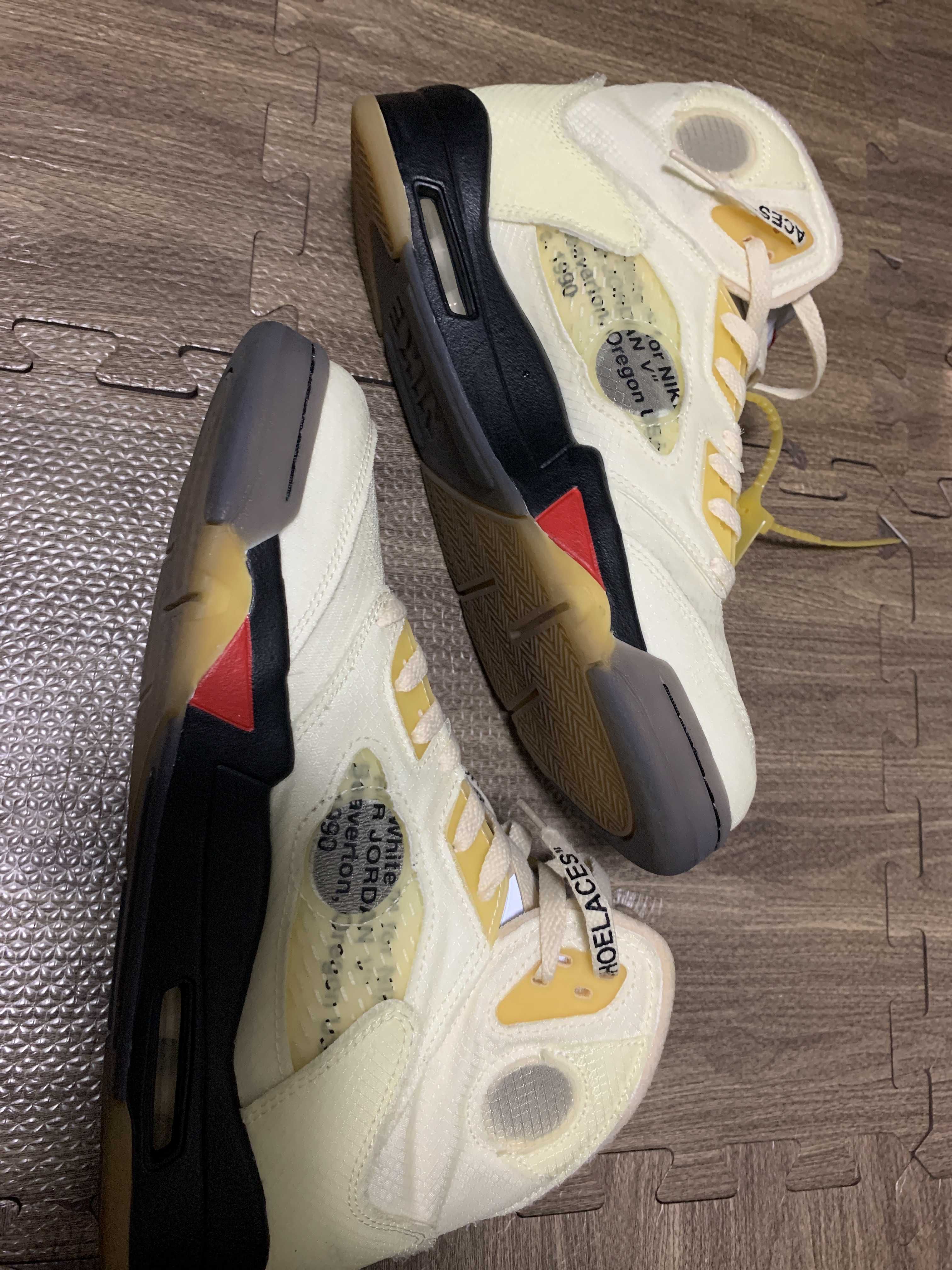 Off-White × Nike Air Jordan 5 "Sail"