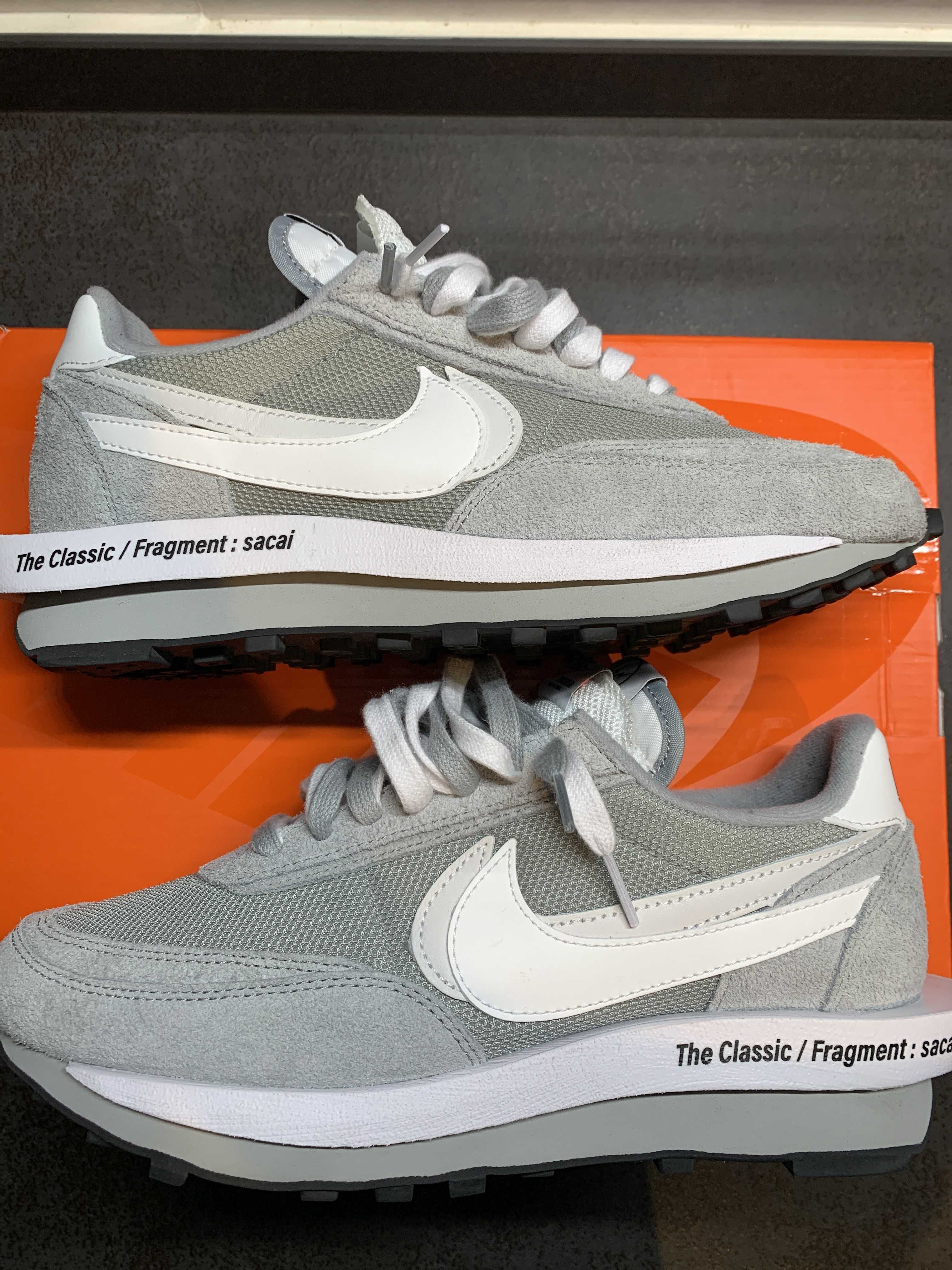 Fragment × sacai × Nike LD Waffle "Light Smoke Grey"