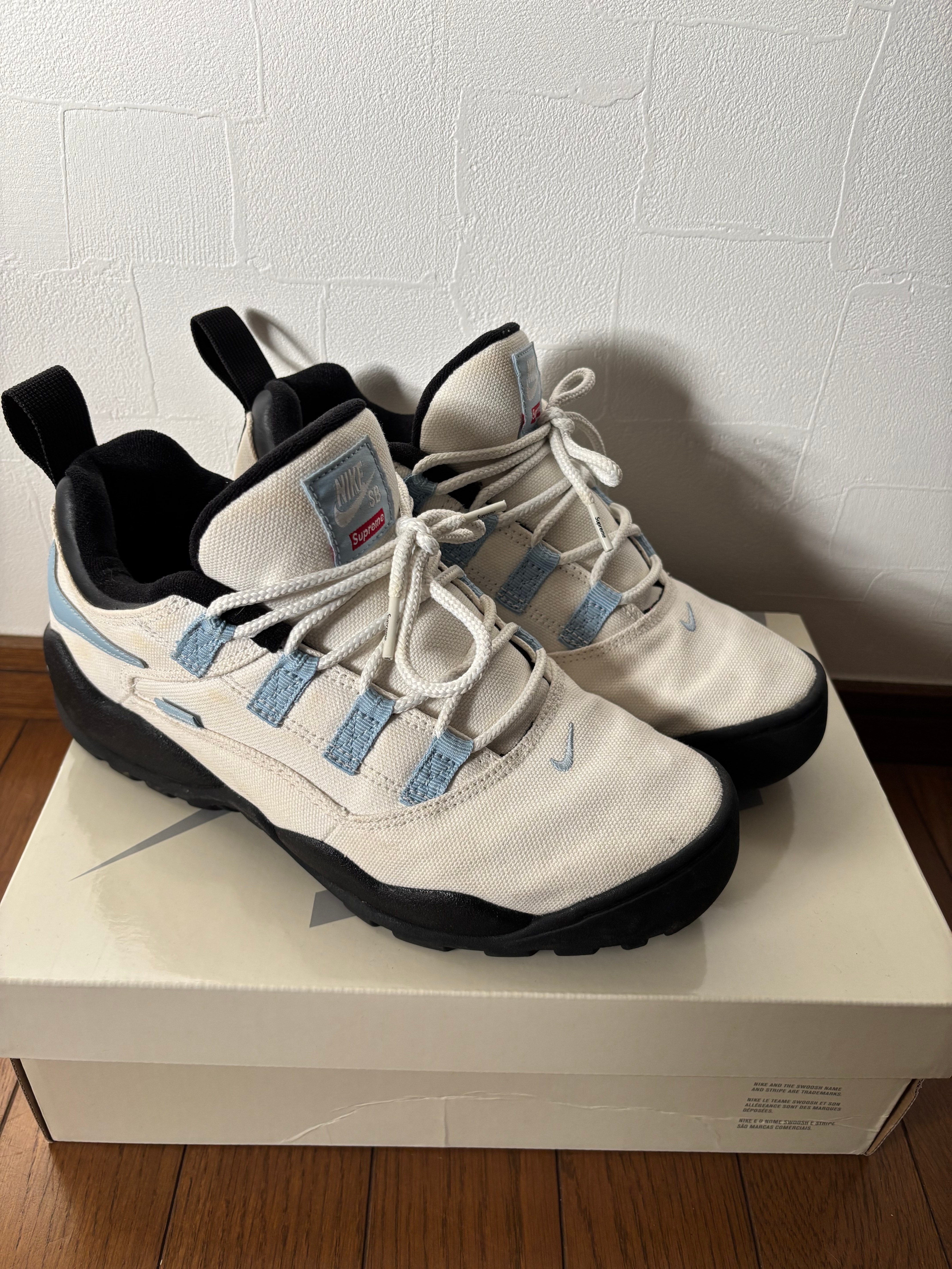 シュプリーム × ナイキ SB ダーウィン ロー "ホワイト"