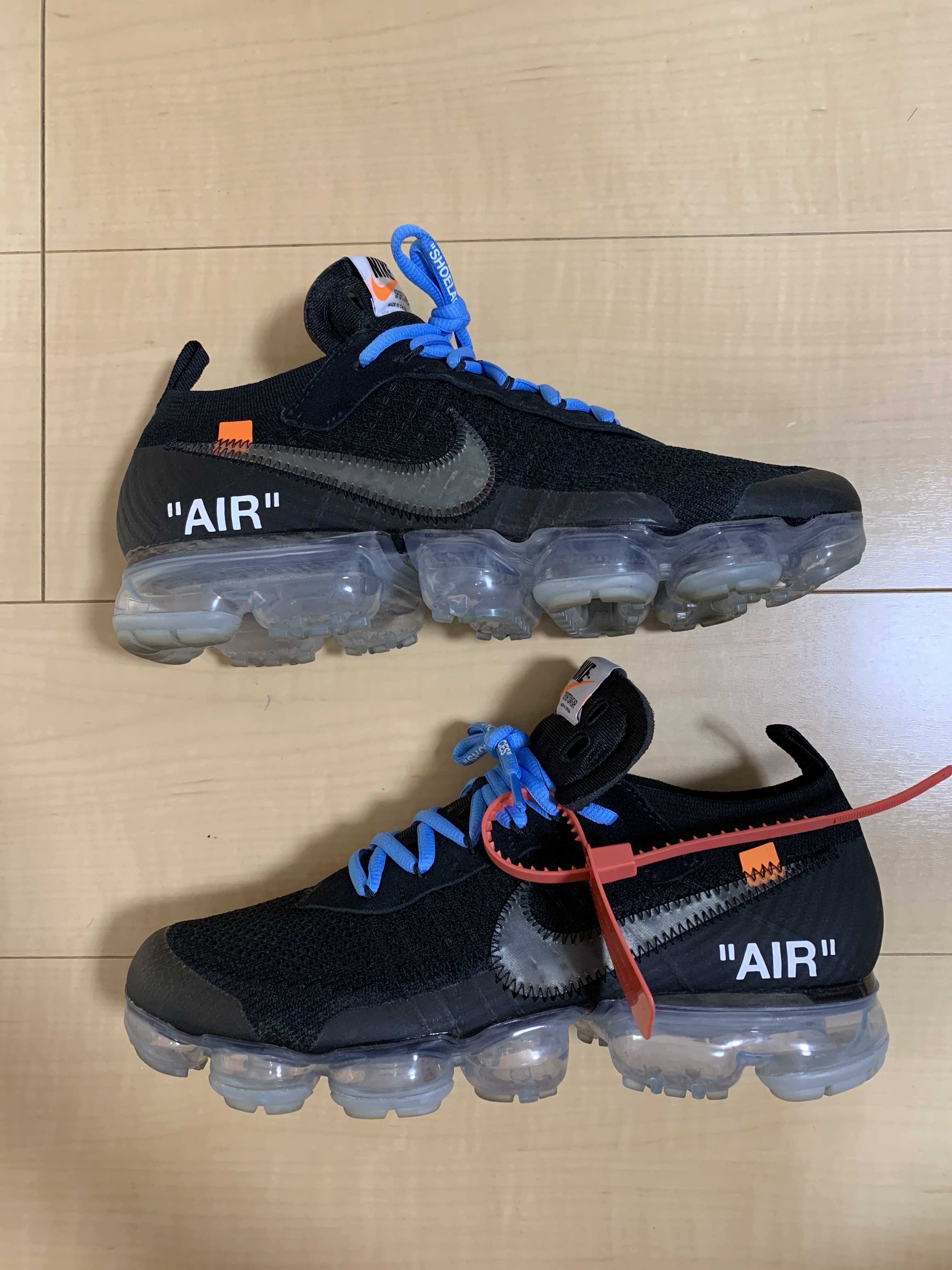 Off-White × Nike Air Vapormax "Black/Total Orange/Clear"