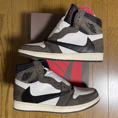 Travis Scott × Nike Air Jordan 1 Retro High OG TS SP "Sail/Dark Mocha"
