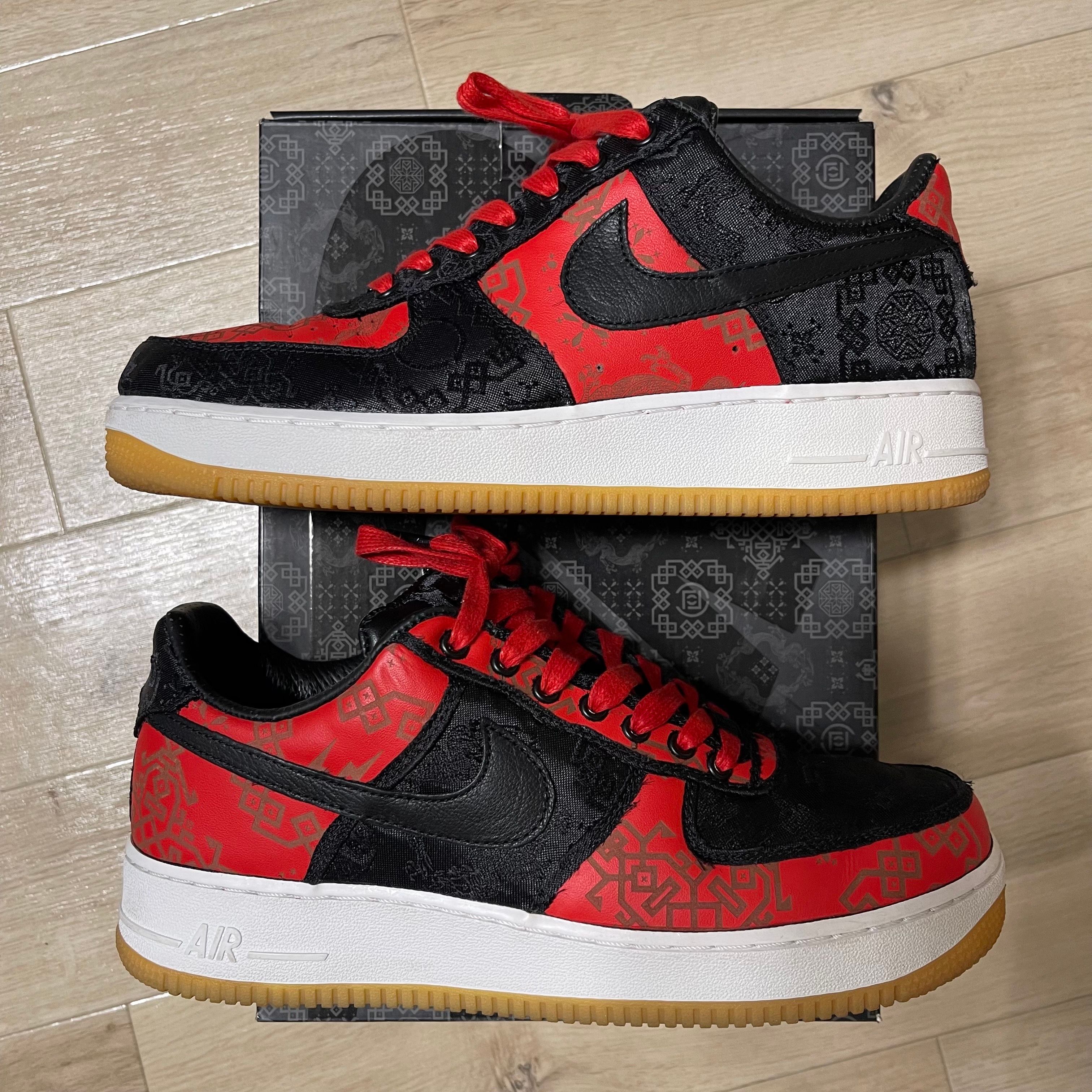 Fragment × CLOT × Nike Air Force 1 Low "Black"