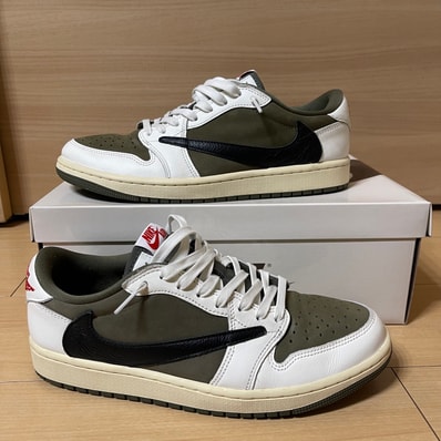 Travis Scott × Nike Air Jordan 1 Low OG SP "Reverse Olive"
