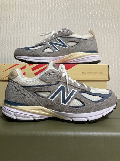New Balance 990V4 "Gray/Slate Blue"