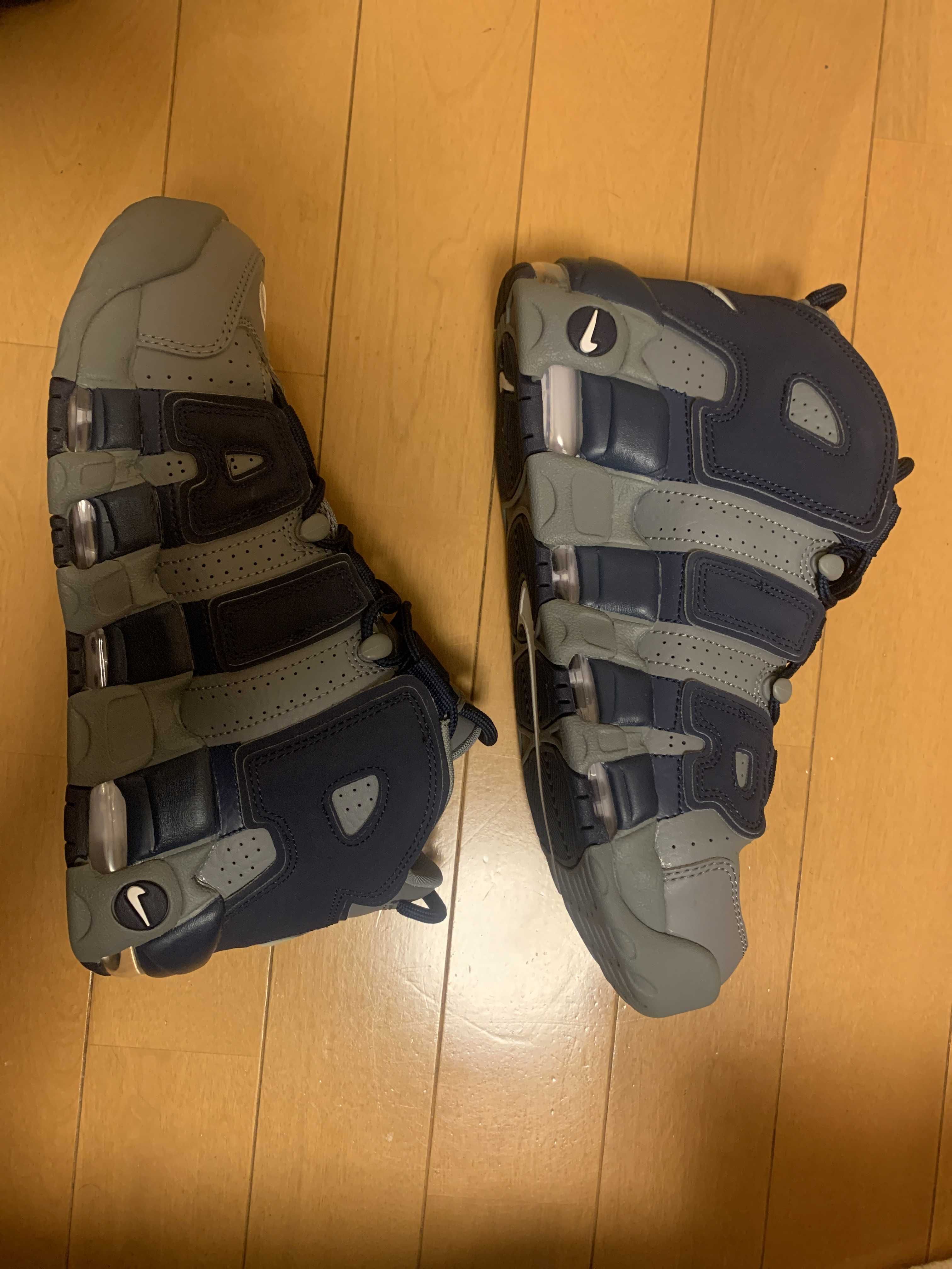 Nike Air More Uptempo '96 "Cool Grey/White/Midnight Navy"