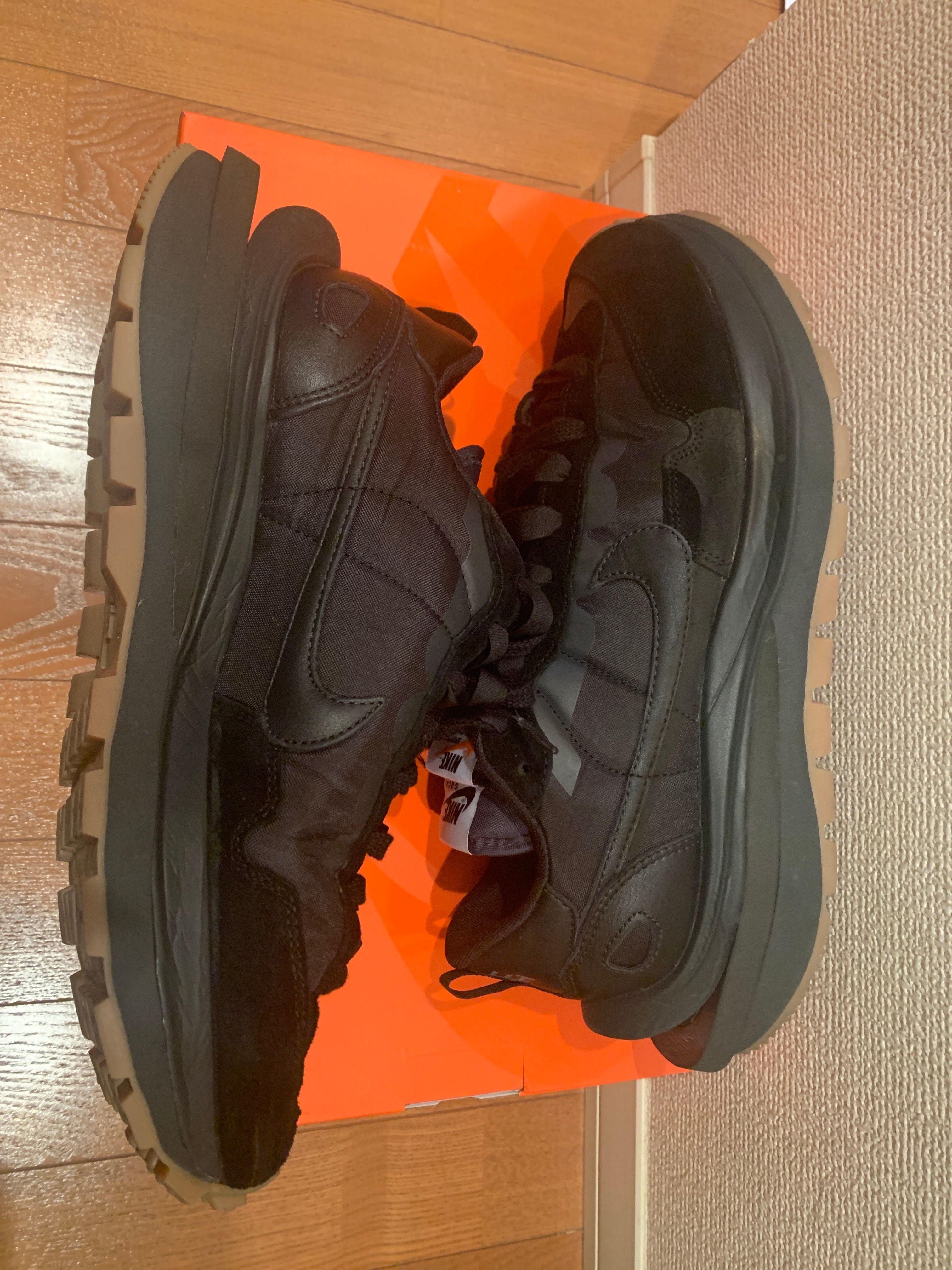sacai × Nike VaporWaffle "Black Gum"