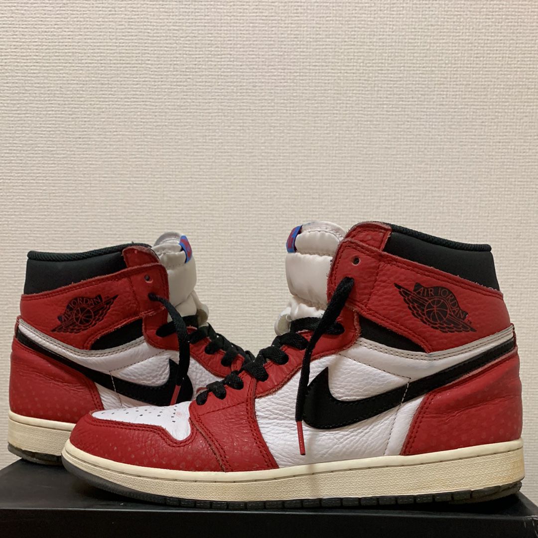 Spiderman × Nike Air Jordan 1 Origin Story "Gym Red/White/Photo Blue/Black"
