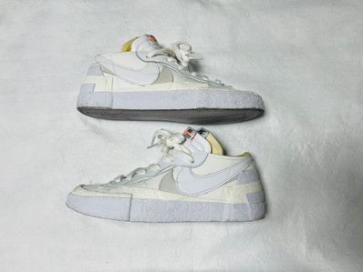 sacai × Nike Blazer Low "White Patent Leather"