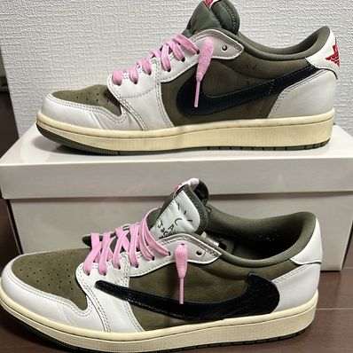 Travis Scott × Nike Air Jordan 1 Low OG SP "Reverse Olive"