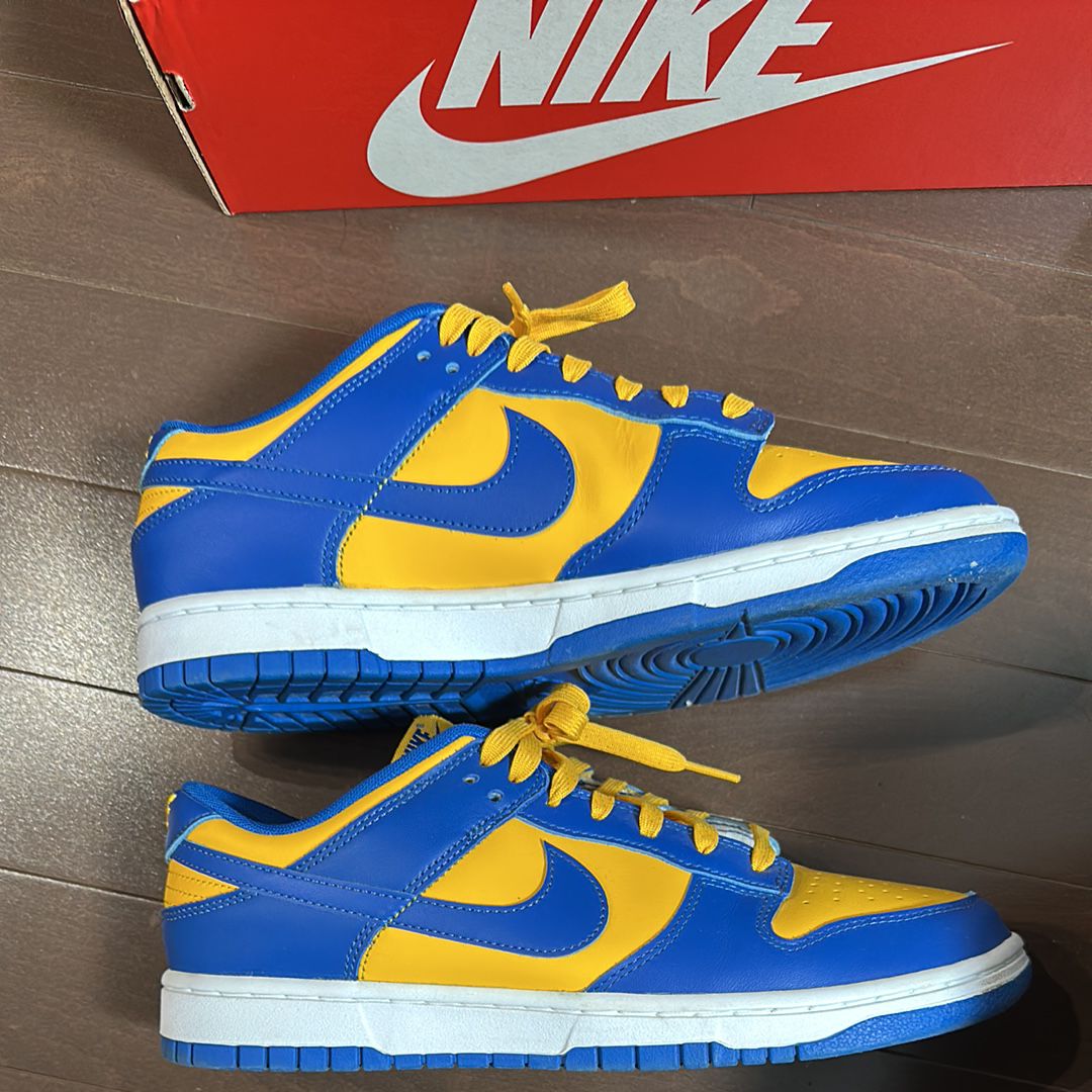 Nike Dunk Low "Blue Jay and University Gold"