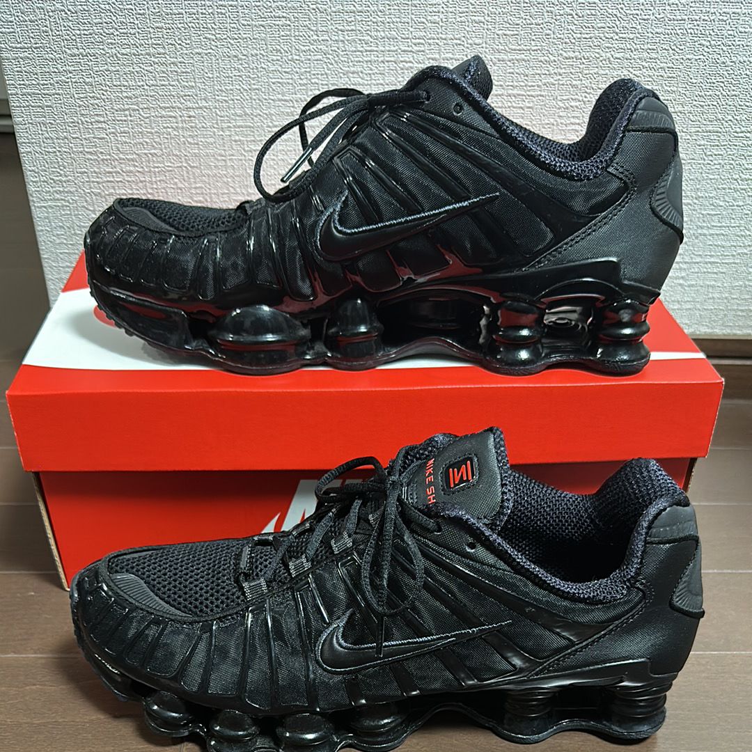 Nike Shox TL "Black/Metallic Hematite/Max Orange/Black"