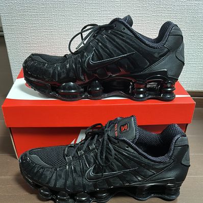 Nike Shox TL "Black/Metallic Hematite/Max Orange/Black"