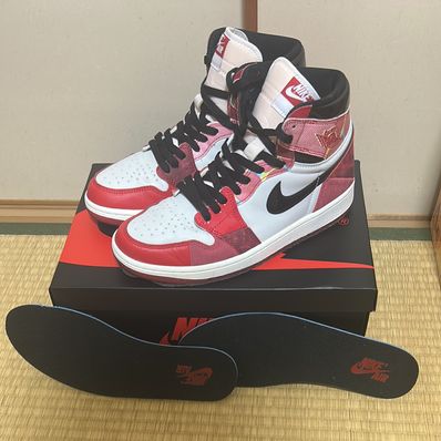 Spider-Man × Nike Air Jordan 1 Retro High OG SP "Spider-Man: Across the Spider-Verse/University Red"