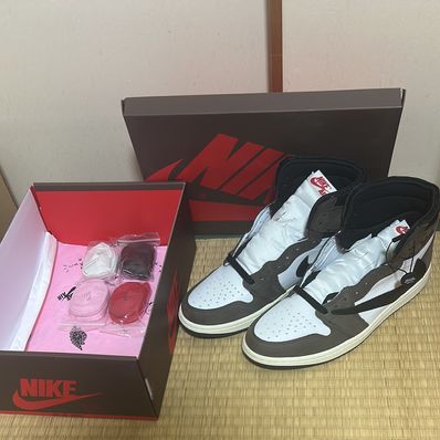Travis Scott × Nike Air Jordan 1 Retro High OG TS SP "Sail/Dark Mocha"
