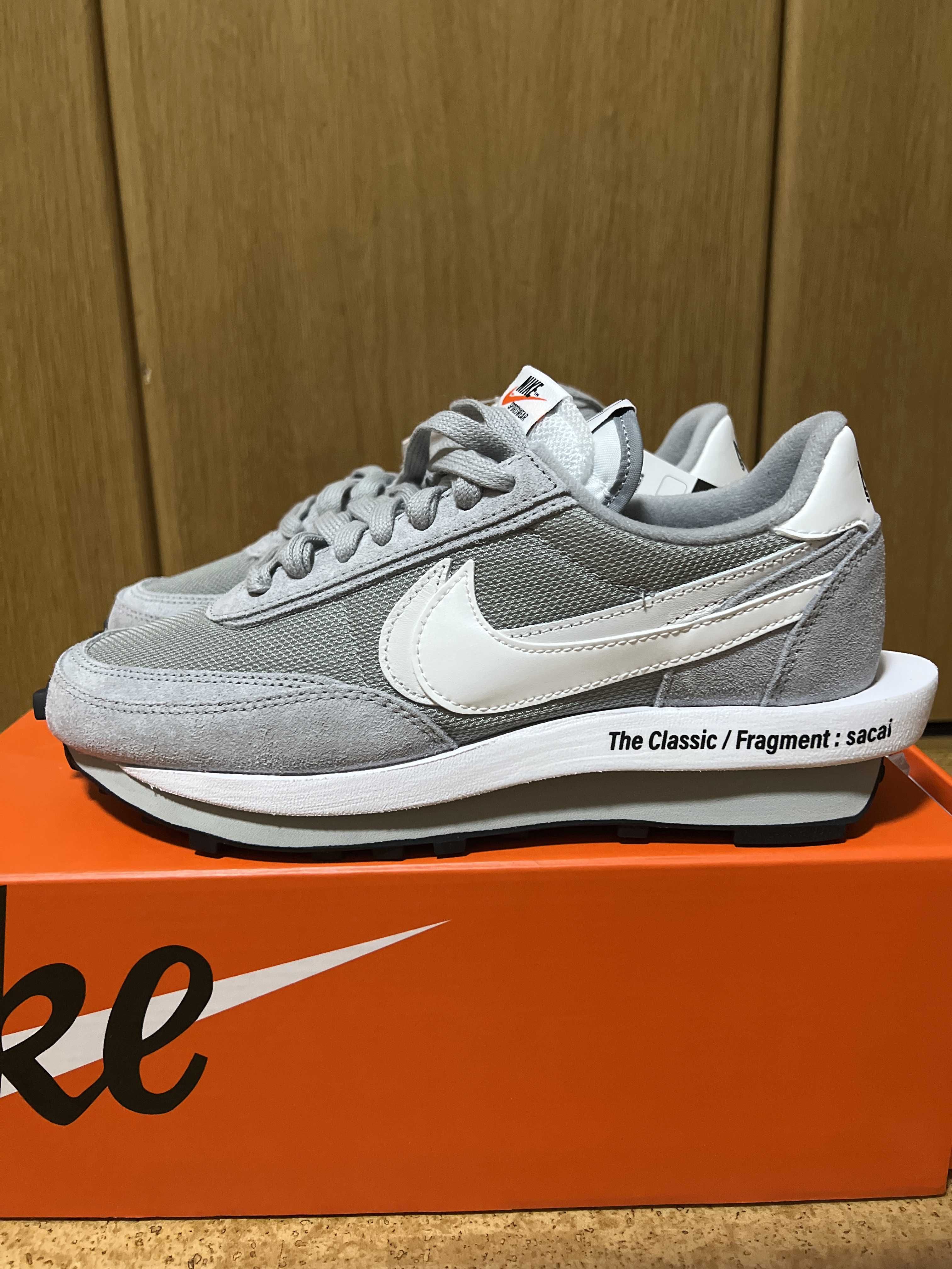 Fragment × sacai × Nike LD Waffle "Light Smoke Grey"